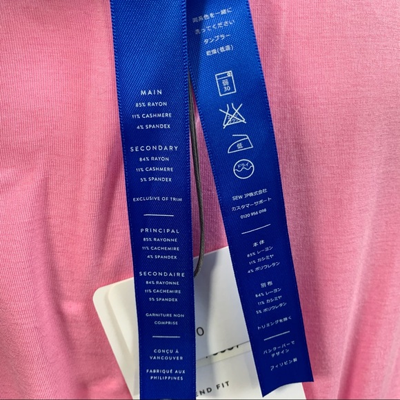 Kit and Ace Pink Top Size 6 Mid Sleeve - Picture 5 of 6